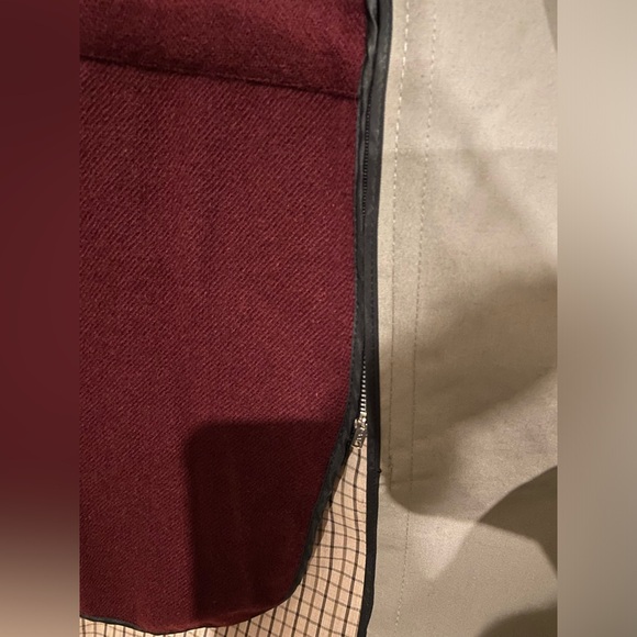 1980's LONDON FOG detach wool liner trench coat. Sage Grey. P2P-24" - Picture 10 of 16